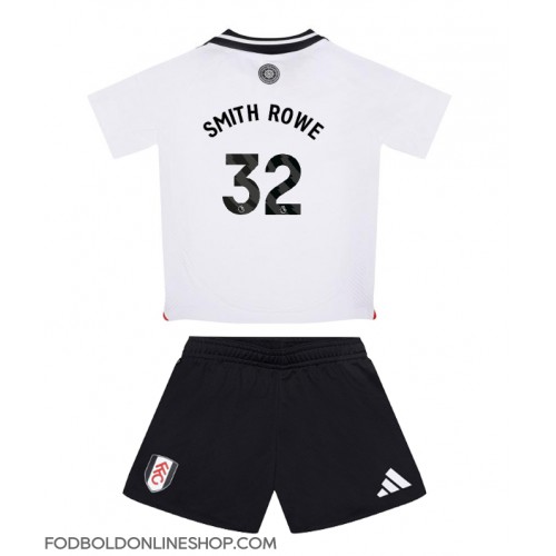 Fulham Emile Smith Rowe #32 Hjemme Trøje Børn 2024-25 Kortærmet (+ Korte bukser)